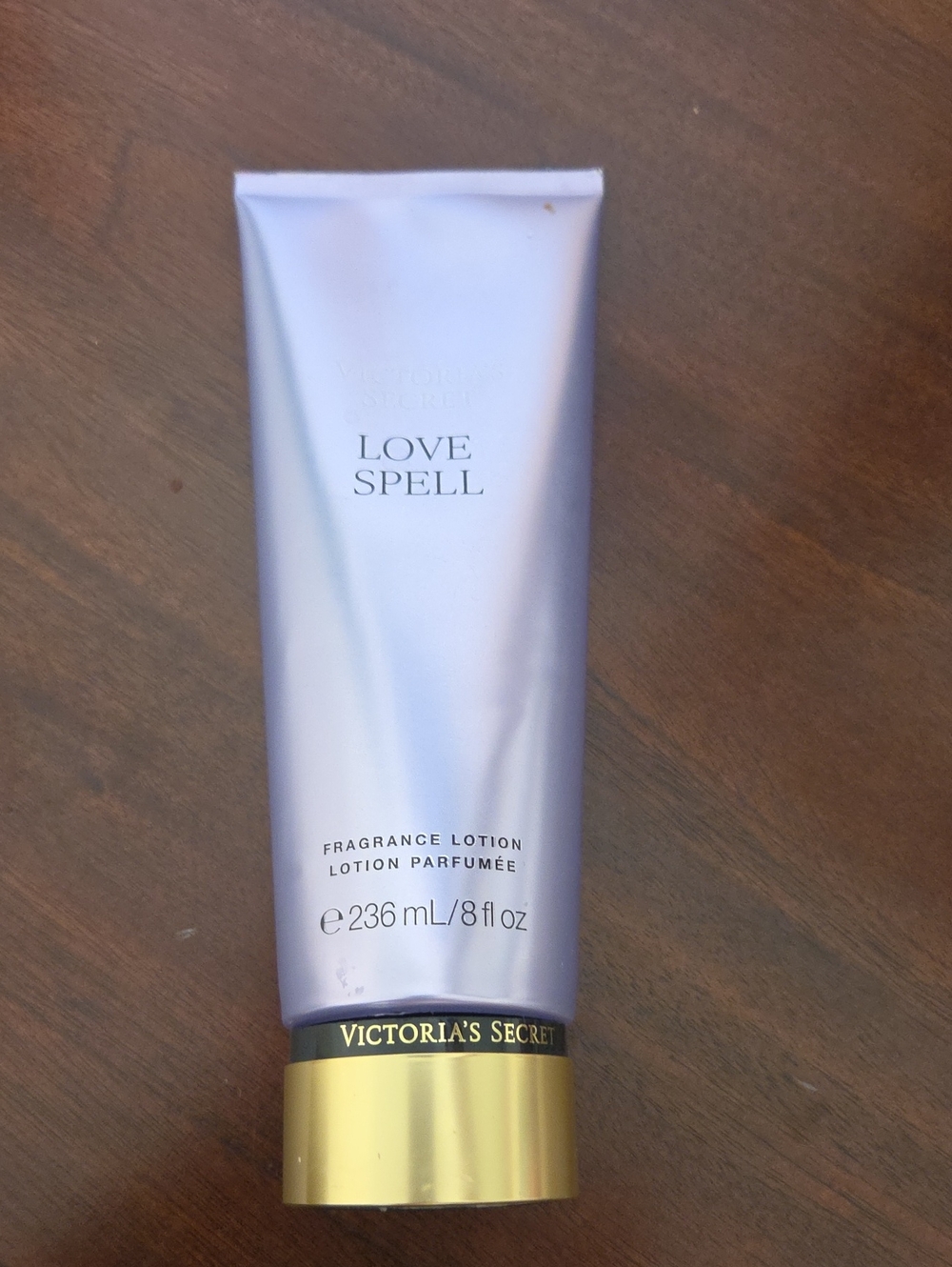 Victoria's Secret Love Spell Fragrance Lotion — Lavender Pink & Gold Cap